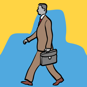 going to the office