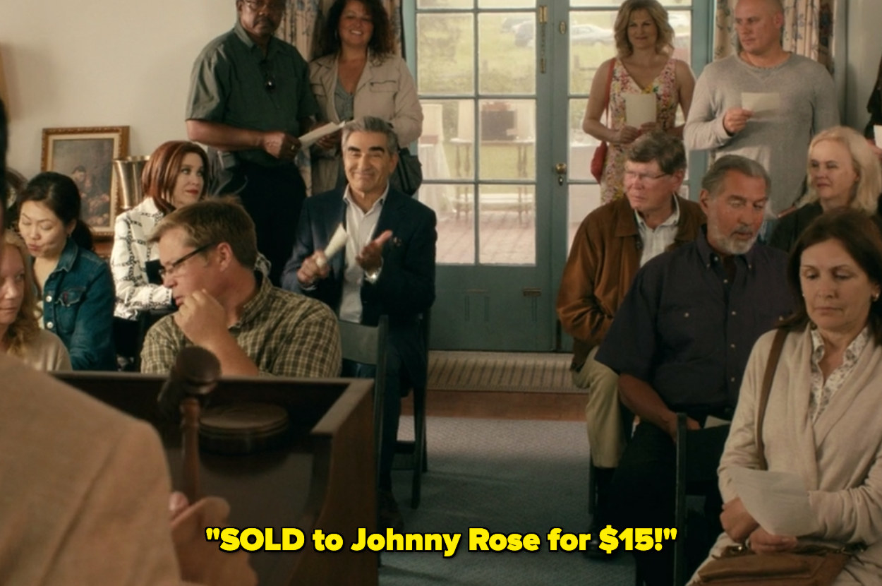 "Sold to Johnny Rose for $15"