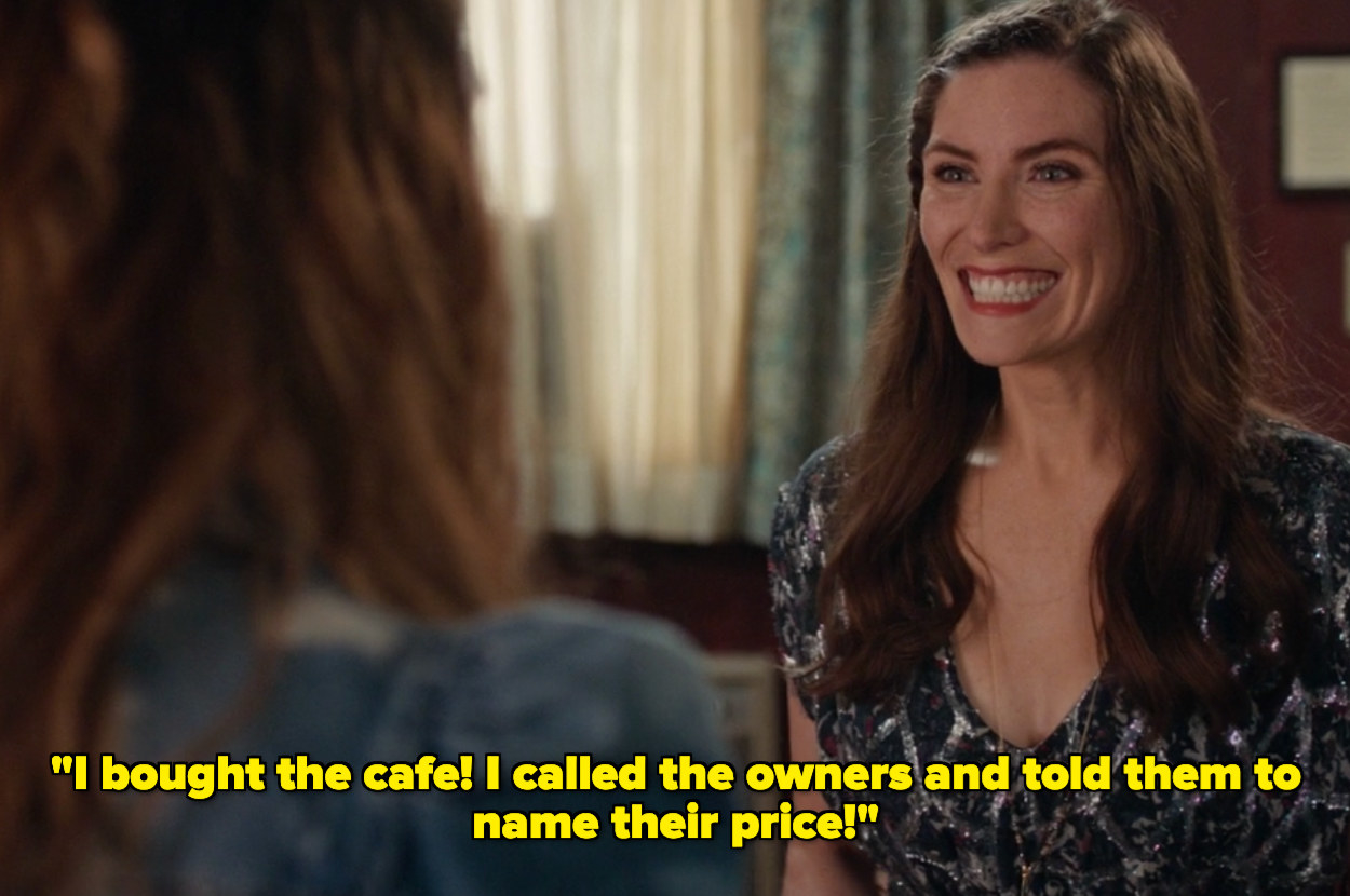 Twyla saying she bought the cafe
