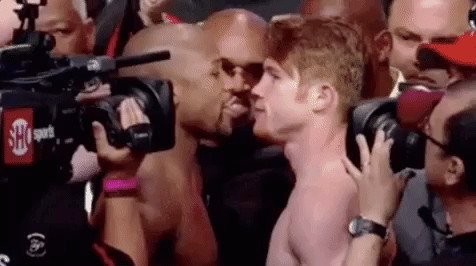 The fight for appreciation can look like a boxer's stare down.