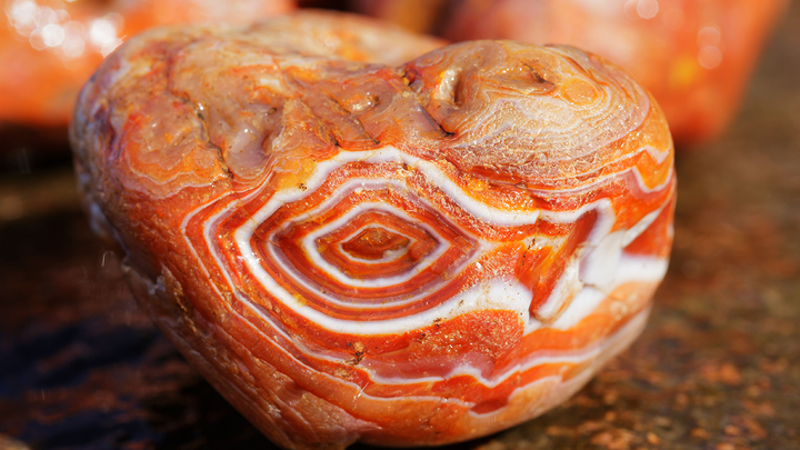Close-up of Lake Superior agate